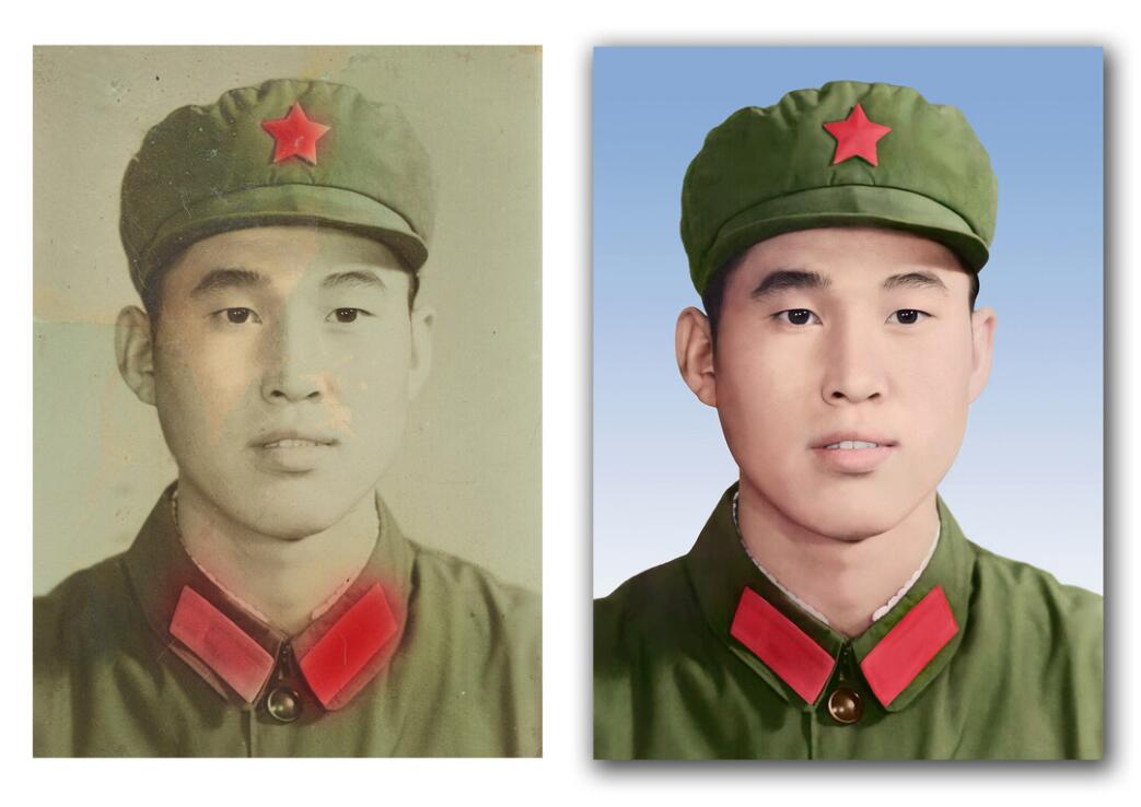 尖山破损照片修复-18